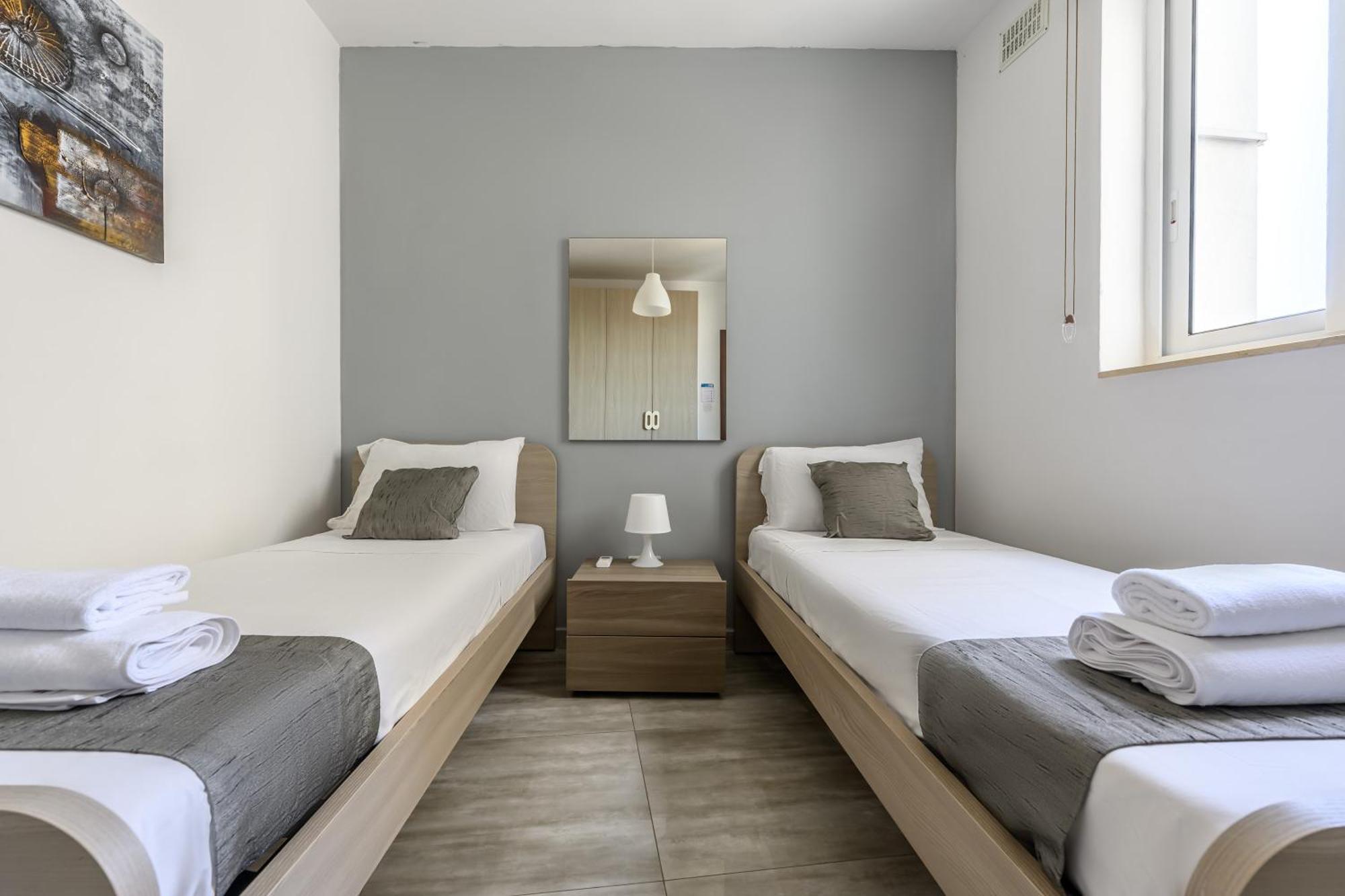 F11 Room 2, Private Room Two Single Beds Shared Bathroom In Shared Flat Msida Zewnętrze zdjęcie