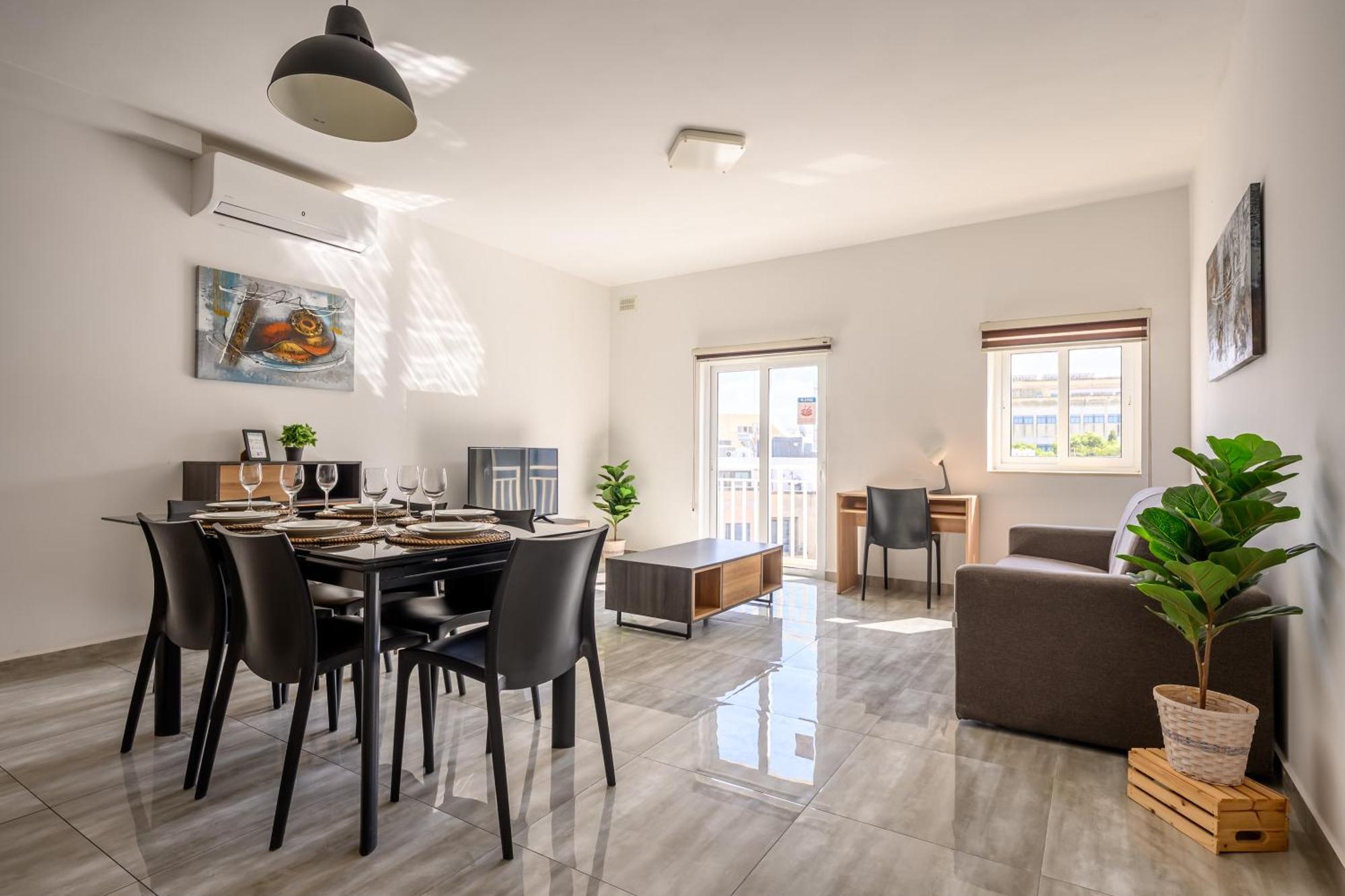 F11 Room 2, Private Room Two Single Beds Shared Bathroom In Shared Flat Msida Zewnętrze zdjęcie